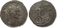 ROMAN EMPIRE AE/BI silvered antoninianus Claudius II Gothicus, Rome mint - VIRTVS AVG reverse - -