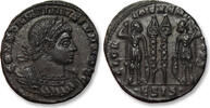 ROMAN EMPIRE AE follis Constantine II as Caesar, Siscia mint 5th officina - mintmark ·ЄSIS· - -