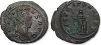 ROMAN EMPIRE BI (silvered) antoninianus Gallienus, Rome mint - SECVRIT PERPET - struck on large flan -