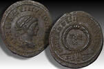 ROMAN EMPIRE AE follis / nummus Constantine II, Lugdunum (Lyon) mint - mintmark PLGC - Ex Kunker 2008 -