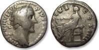 ROMAN EMPIRE AR silver denarius Antoninus Pius, Rome mint -