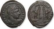 ROMAN EMPIRE AE follis / nummus Constantine I, Aquileia mint, 2nd officina - mintmark AQS - rare type! -