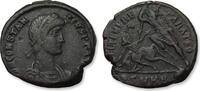 ROMAN EMPIRE AE 23mm centenionalis Constantius II as Augustus, Cyzicus mint - mintmark •SMKB - -