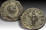 ROMAN EMPIRE AR silver denarius Julia Domna, Rome mint - DIANA LVCIFERA - great strike -