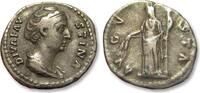 ROMAN EMPIRE AR silver denarius after 141 A.D. DIVA Faustina I Senior, R... 55.48 £  +  16.47 £ shipping