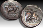 ANCIENT GREECE AR silver nomos / didrachm circa 275-235 B.C. Calabria, T... 1,671.52 &pound;  +  29.62 &pound; shipping