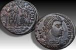 ROMAN EMPIRE AE 23mm maiorina Vetranio, Siscia mint, 4th (?) officina 350 A.D. (•ΔSIS✱) - nearly as 