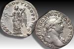 ROMAN EMPIRE AR silver denarius Trajan / Trajanus, Rome mint - COS V P P S P Q R OPTIMO PRINC, Victory left - -