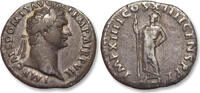ROMAN EMPIRE AR silver denarius Domitian / Domitianus, Rome mint - IMP XIIII COS XIIII CENS P P P - -