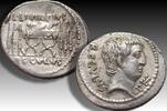 ROMAN REPUBLIC AR silver denarius L. Livineius Regulus, Rome mint - sharply struck example of this type - -