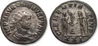 ROMAN EMPIRE AE/BI silvered antoninianus Carinus as Augustus, Cyzicus mint - CLEMENTIA TEMP / Δ / XXI - -