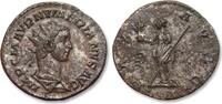 ROMAN EMPIRE AE/BI silvered antoninianus Numerianus as Augustus, Lugdunum (Lyon) mint - PAX AVGG / B in left field - -