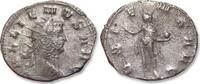 ROMAN EMPIRE AE/BI silvered antoninianus Gallienus, Mediolanum (Milan) mint - ORIENS AVG - almost fully silvered -