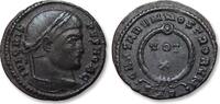 ROMAN EMPIRE AE Follis / Nummus Crispus as Caesar, Treveri (Trier) mint, 2nd officina - mintmark STR - -