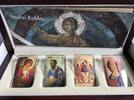 NIUE Set of 4x 2 dollar Silver 1 Oz coins Andrei Rublev 4 x 1 Oz Silver Coin Set - religious Icons - limited edition -