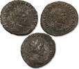 ROMAN EMPIRE Group of 3x Antoninianus Claudius II, Rome/Milan: PROVIDENT AVG - VICTORIA AVG - VICTORIA AVG (Milan) -