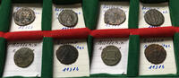 ROMAN EMPIRE AE antoninianus Group of 4x antoniniani Claudius Cothicus, from old German collection w tickets -