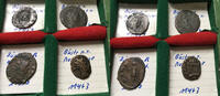 ROMAN EMPIRE AE antoninianus Group of 4x antoniniani Claudius Cothicus, from old German collection w tickets -