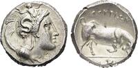LUKANIEN Tetradrachme 2nd half 4th century BC THOURIOI EF