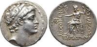 NÖRDLICHE LEVANTE SELEUKIDEN Antiochos V. Eupator, 164 - 162 v. Chr. Tetradrachme  ss-vz/vz.