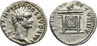 RÖMISCHE KAISERZEIT Domitian, 81 - 96 n. Chr. Denar September-Dezember 81 n.  Winzige Reinigungskratzer. Scharf ausgeprägtes Exemplar. Fast vz / vz.
