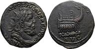 RÖMISCHE KAISERZEIT Postumus, 259 - 269 n. Chr. Doppelsesterz 261 n. Chr. Braune Patina, ss-vz