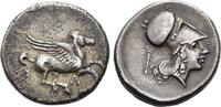 AKARNANIEN LEUKAS Stater ca. 350 - 320 v. Chr. Gut zenrtriert, attraktiv getönt, ss-vz