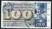 Suisse / Switzerland / Schweitz 100 Francs Helvetia série 15U -