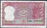 Inde / India 2 Rupees Reserve Bnak of India -