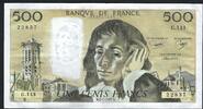 France / Frankreich 500 Francs Pascal G.143 -