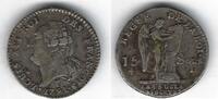 France / Frankreich / Limoges 15 Sols Constitution (Louis XVI) -