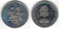 Iles Cook / Cook Islands 10 Dollars Coronation jubilee -
