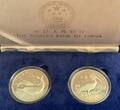 China 1988 10 Yuan Silver Endangered Wildlife with original box