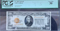   1928, United States, $20 Gold Certificate, PCGS 30 Very Fine Fr.2402  249.59 &pound;  +  29.54 &pound; shipping