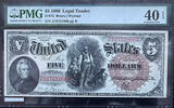   PMG40 EPQ 1880 $5 Legal Tender Fr.72 Bruce-Wyman Series US Banknote  1,345.41 &pound;  +  36.92 &pound; shipping