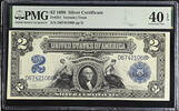   1899 United States $2 Silver Certificate PMG 40 EPQ (Extremely Fine / ... 697.81 &pound;  +  29.54 &pound; shipping