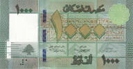   Lebanon 1000 Libre Banknote (Issued 2011&ndash;2016) | Modern Lebanese Bankn... 0.74 &pound;  +  33.23 &pound; shipping