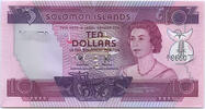   Solomon Islands $10 bill, 1977, featuring a portrait of Queen Elizabet... 62.03 &pound;  +  33.23 &pound; shipping