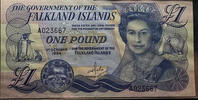   Falkland Islands Government 1984 1 pound note  51.69 &pound;  +  33.23 &pound; shipping
