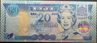   Reserve Bank of Fiji 20 dollar banknote (ND 2002 issue)  18.46 &pound;  +  33.23 &pound; shipping