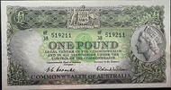   Australia 1953 1 pound note (Commonwealth Bank of Australia)  149.90 &pound;  +  29.54 &pound; shipping