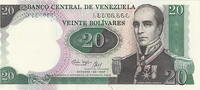   Venezuela 20 Bolivar Commemorative Banknote, 1987  5.91 &pound;  +  33.23 &pound; shipping
