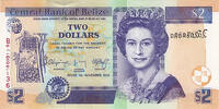   Belize $2 banknote | Beautiful Caribbean banknote depicting Queen Eliz... 2.95 &pound;  +  33.23 &pound; shipping