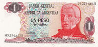   Argentine Banknote 1983-1984 Issue 1 Peso Jose de San Martin (VF Grade)  0.74 &pound;  +  33.23 &pound; shipping