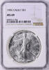   1986 American Silver Eagle NGC MS69 | Historic 1-ounce pure silver coin  161.01 &pound;  +  30.24 &pound; shipping