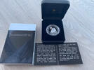 2018 Australian Swan Proof Silver Coin 1 oz Certificate, Case and Box -