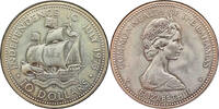 1973 Bahamas Independence Commemorative 10 Dollar Large Silver Coin -