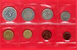 Bundesrepublik 8,68 DM KMS 1Pfg bis 5DM Silberadler in Polierte Platte -