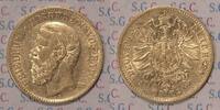 Kaiserreich, Baden 10 RM Gold Grand Duke Friedrich -