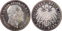 Kaiserreich Oldenburg 2 Mark Grand Duke Nicholas Friederick Peter -